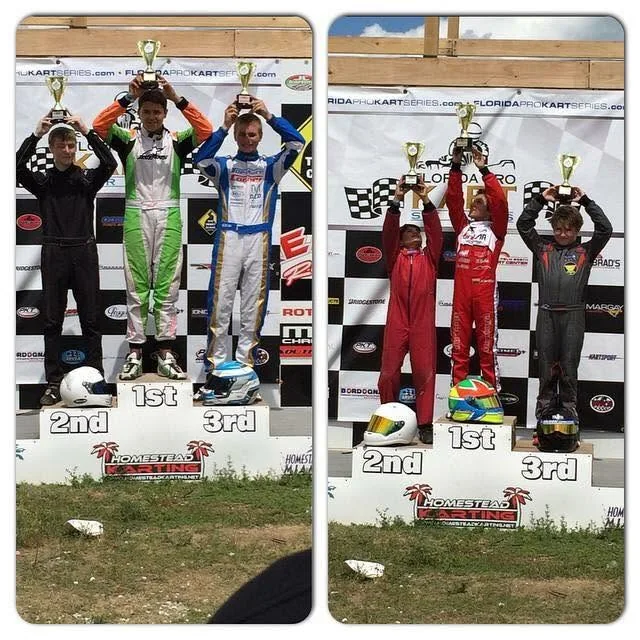 VMotorsport podium finishes at Homestead Karting